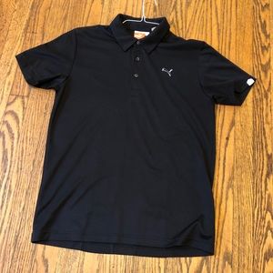 Puma Black Golf Polo